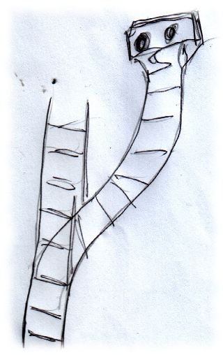 Skizze Weiche zum Abstellgleis.