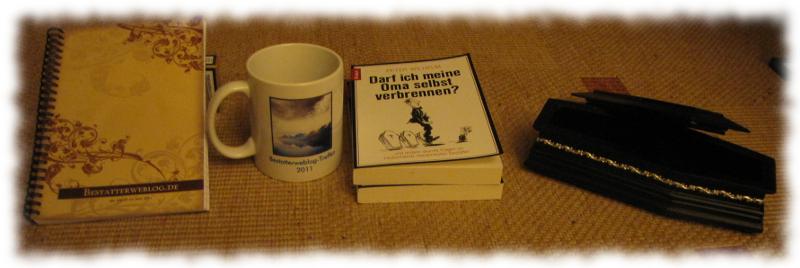 Geschenke und Preise vom Treffen in Forchheim.