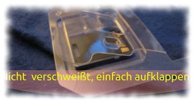 Pastik nicht verschweit!