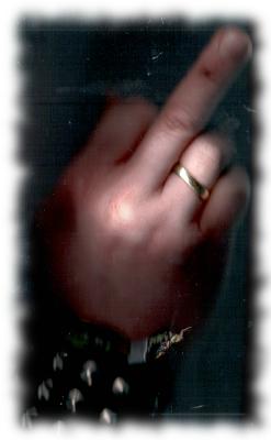 Stinkefinger.