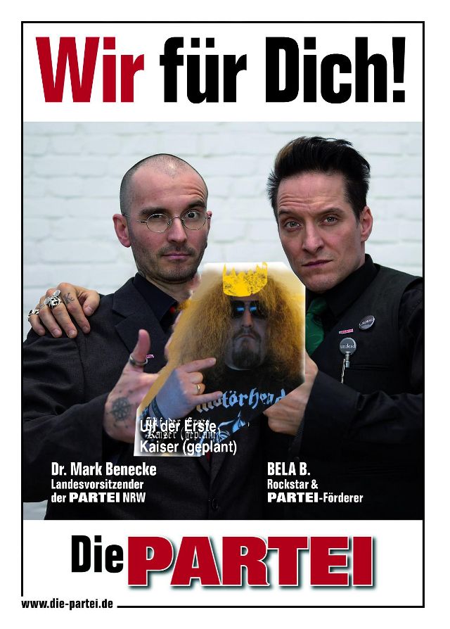 Wahlplakat der PARTEI