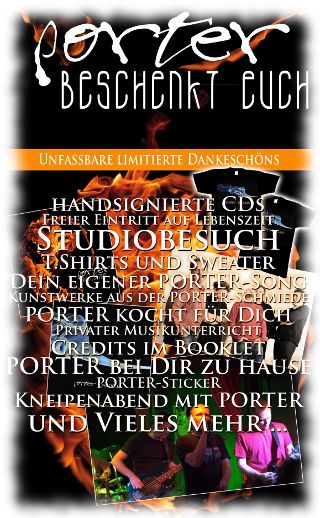 Werbedingsda von  der Band Porter.