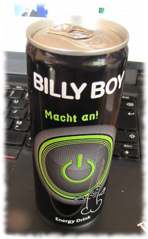 Dose mit Billy-Boy-Brause.