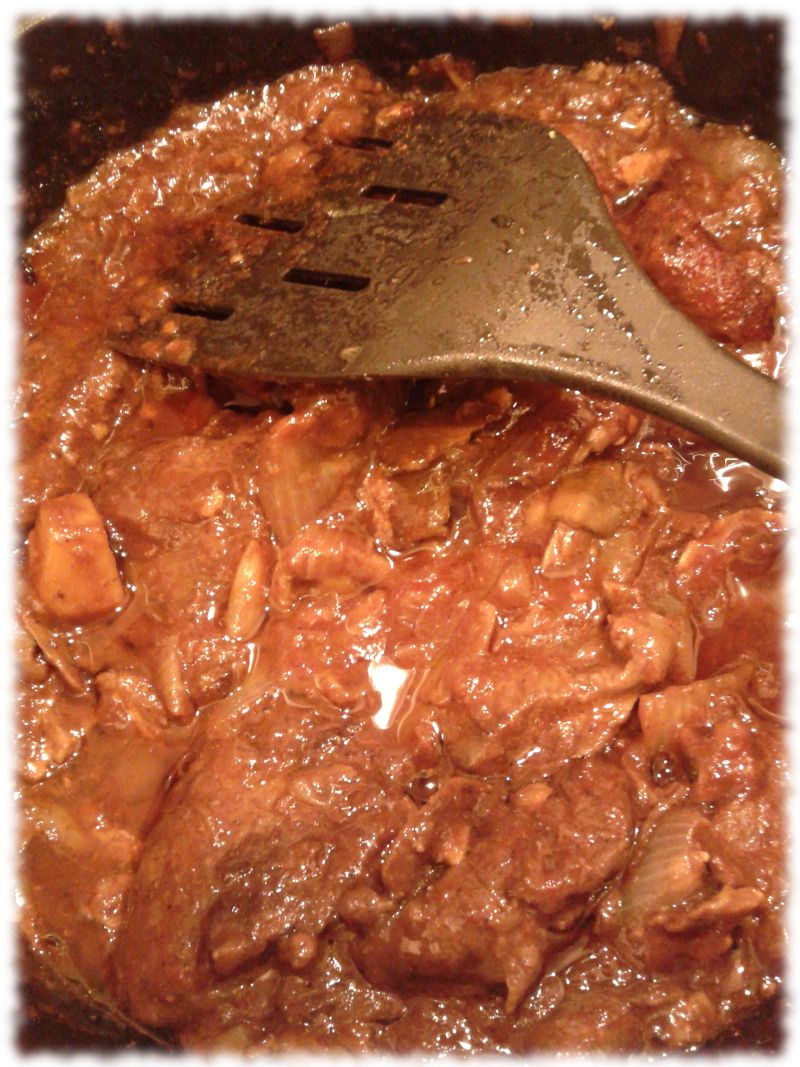 Hirschgulasch.