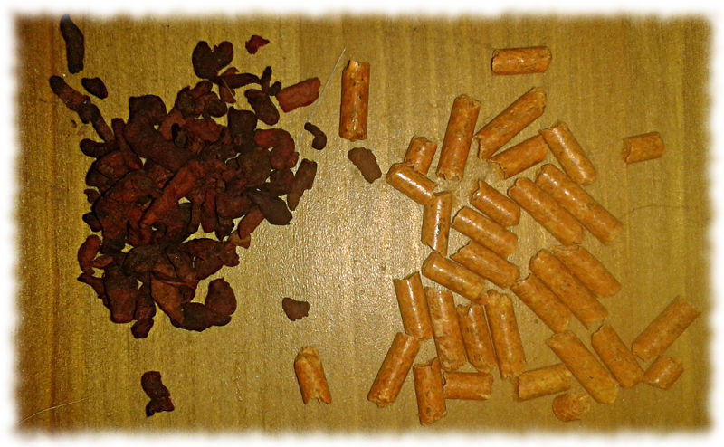 Brunos Mhren- und Rote-Bete-Pellets.