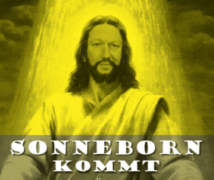 Sonneborn als Jesus.