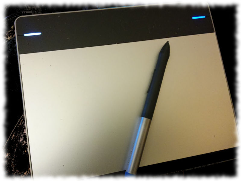 Mein Grafik-Tablett.