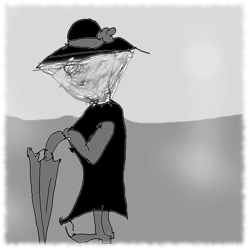 Schwarze Lady