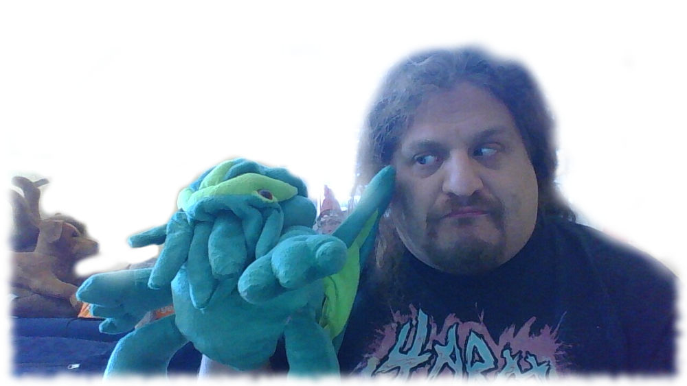 Cthulhu und Ulf von der Webcam photographiert.