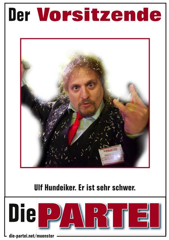 Ulf in PARTEI-Partylaune