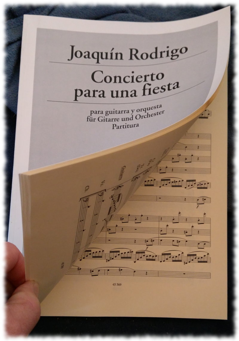 Partitur vonJoaquin Rodrigo: Concierto para una fiesta