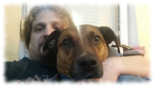 Ulf mit Bruno im Arm