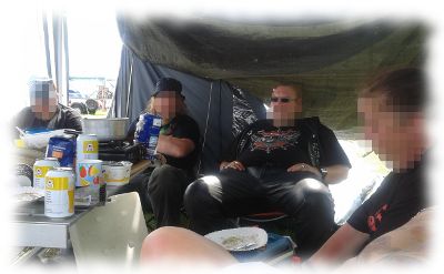 Im Walhalla-Camp.